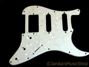 WHITE PEARL HSS STRAT PICKGUARD 3PLY